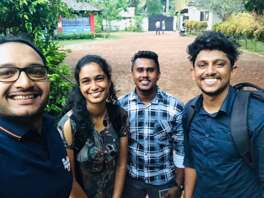 අරුණැල්ලේ මග volunteers at Makuluduwa Nawa Adarsha Vidyalaya